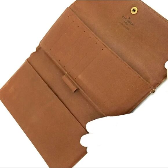 COPY - Authentic Louis Vuitton Monogram Trifold Long Wallet /SD0968 - Picture 5 of 8